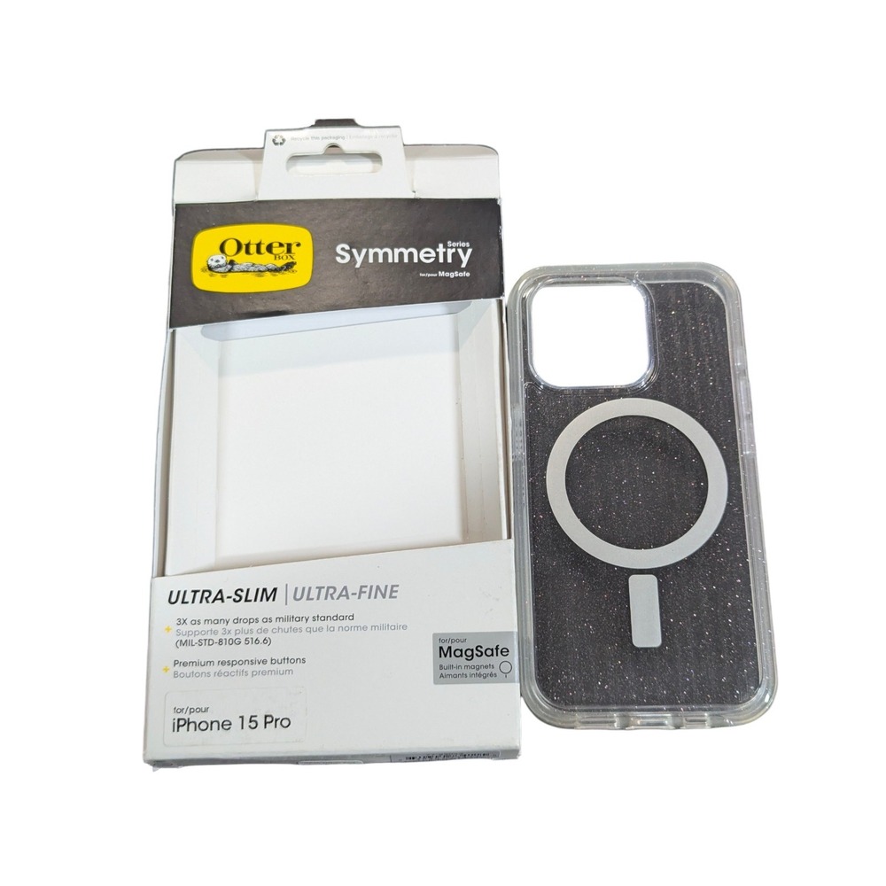 Cc1U OtterBox SYMMETRY SERIES Case for iPhone 15 Pro -‎ Stardust W/ Magsafe